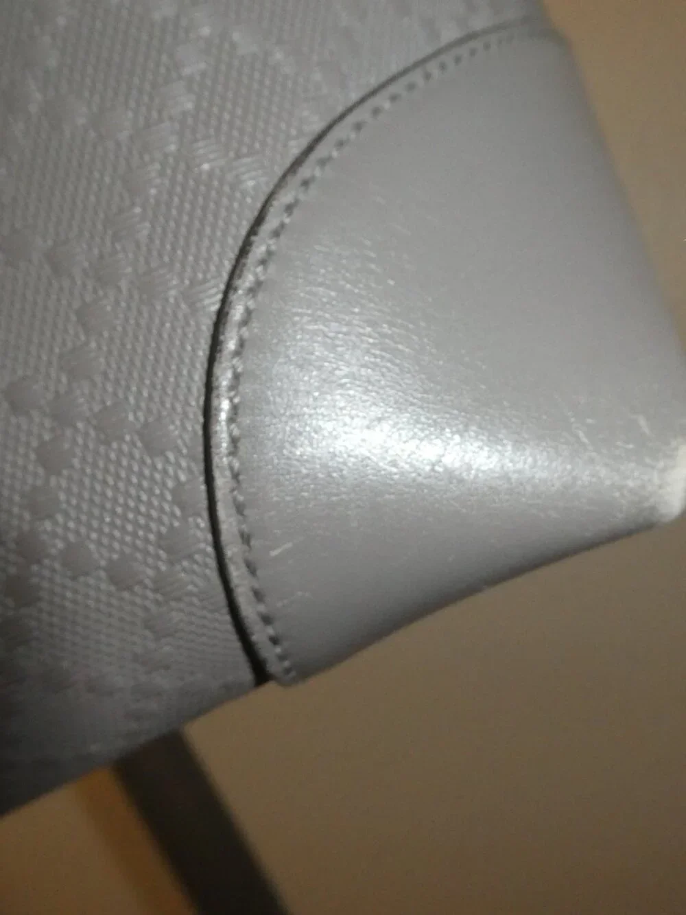 GUCCI Tote Bag Shoulder Bag Gray All Leaser